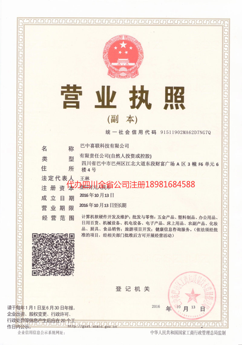 大石桥大石桥喜联科技有限公司